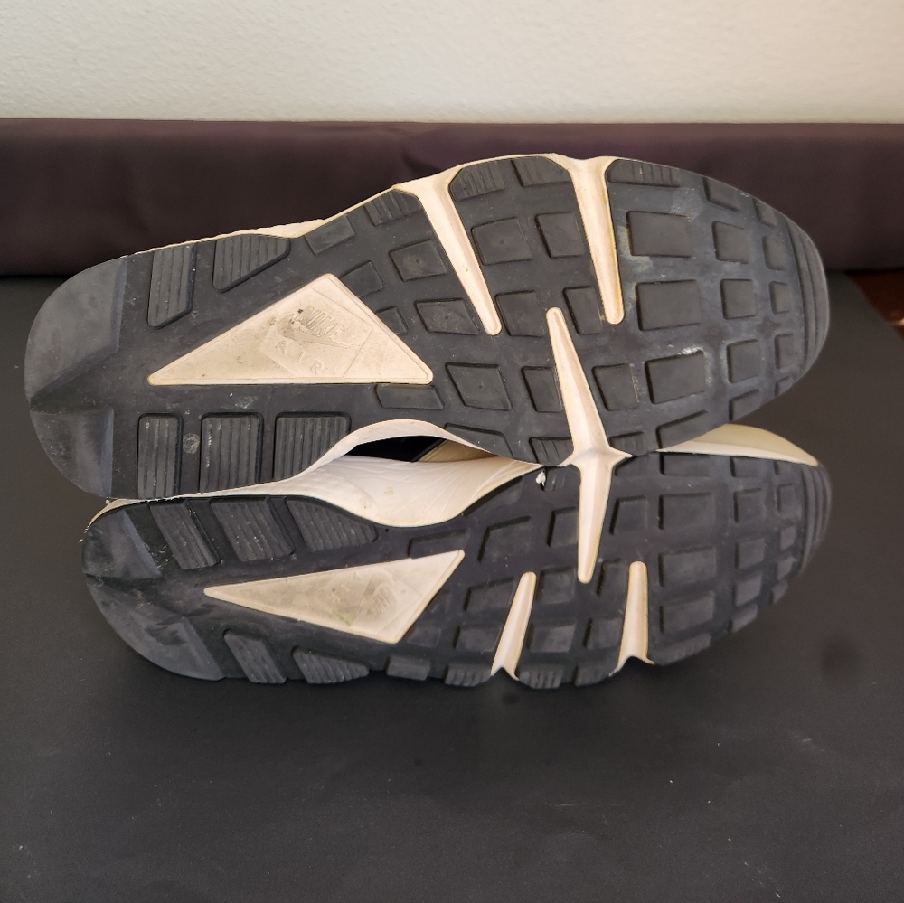 Nike Air Huarache 'Light Olive' Black/Khaki-phantom Mens 12 - Picture 9 of 10